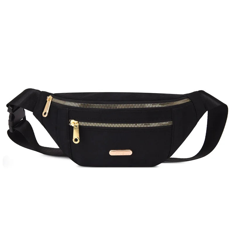 Damen Gürteltasche – Modische Fanny Pack mit Reißverschluss | Brusttasche, Schultertasche & Reise Bauchtasche Kaufschwan®