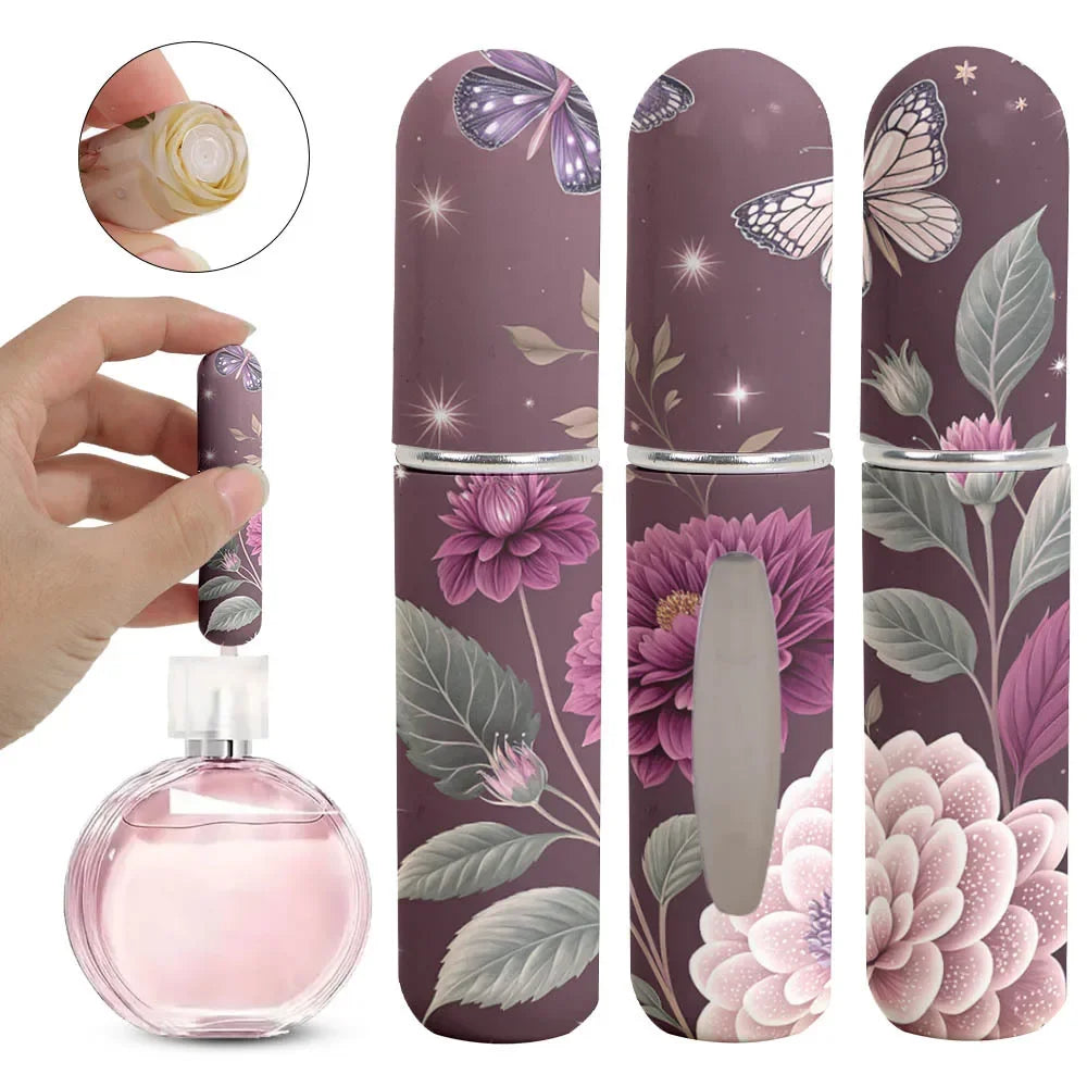 5ml Mini Parfümflaschen – Nachfüllbare Reise-Sprayflaschen | Tragbare Leere Parfümsprüher Kaufschwan® Design 9