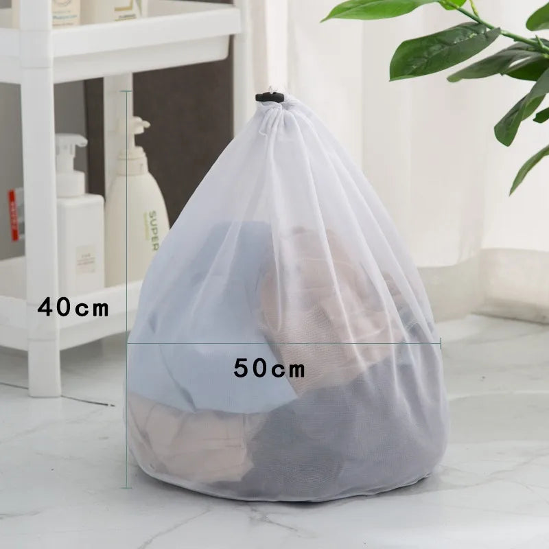 Wäschenetz für Waschmaschine – Waschbarer Netzbeutel für Schmutzwäsche | Wiederverwendbarer Beutel zum Schutz der Kleidung Kaufschwan® 40x50cm