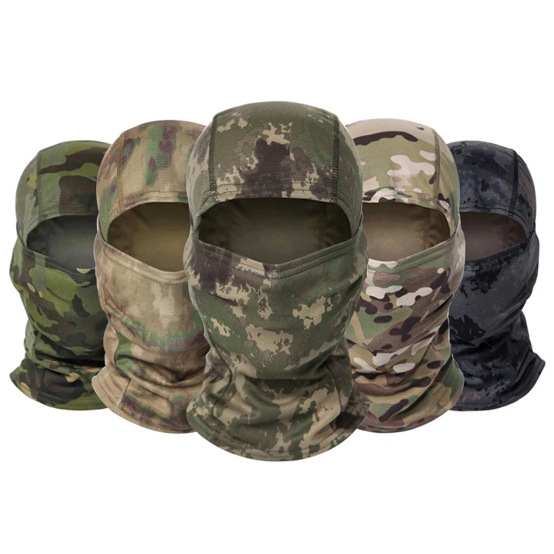 Camouflage Balaclava Mütze – Vollgesichtsmaske für Radfahren & Outdoor Sport | Skimaske Motorrad Helm Unterziehmütze Kaufschwan®