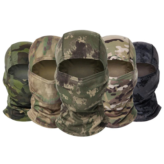 Camouflage Balaclava Mütze – Vollgesichtsmaske für Radfahren & Outdoor Sport | Skimaske Motorrad Helm Unterziehmütze Kaufschwan®