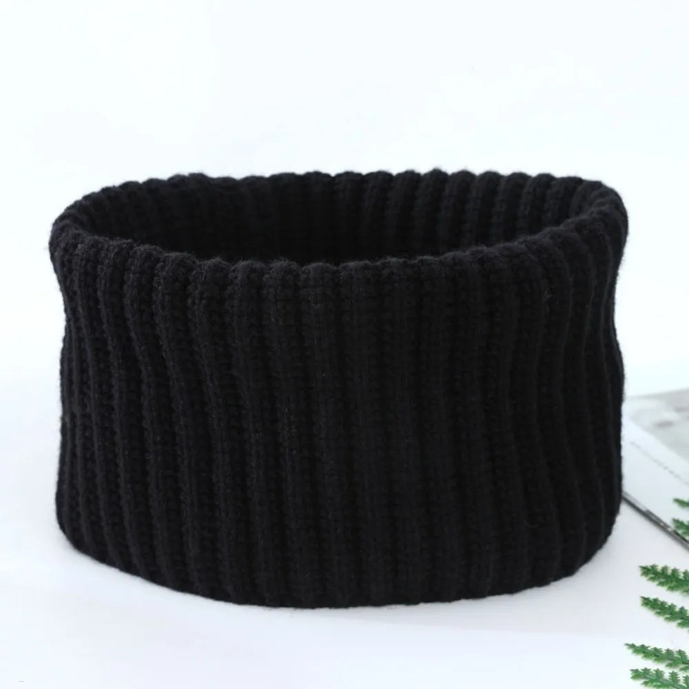 Gestrickter Halswärmer – Winddichter Warmer Winter Schal für Damen & Herren | Dickes Gestricktes Kälteschutz Schlauchtuch Kaufschwan®