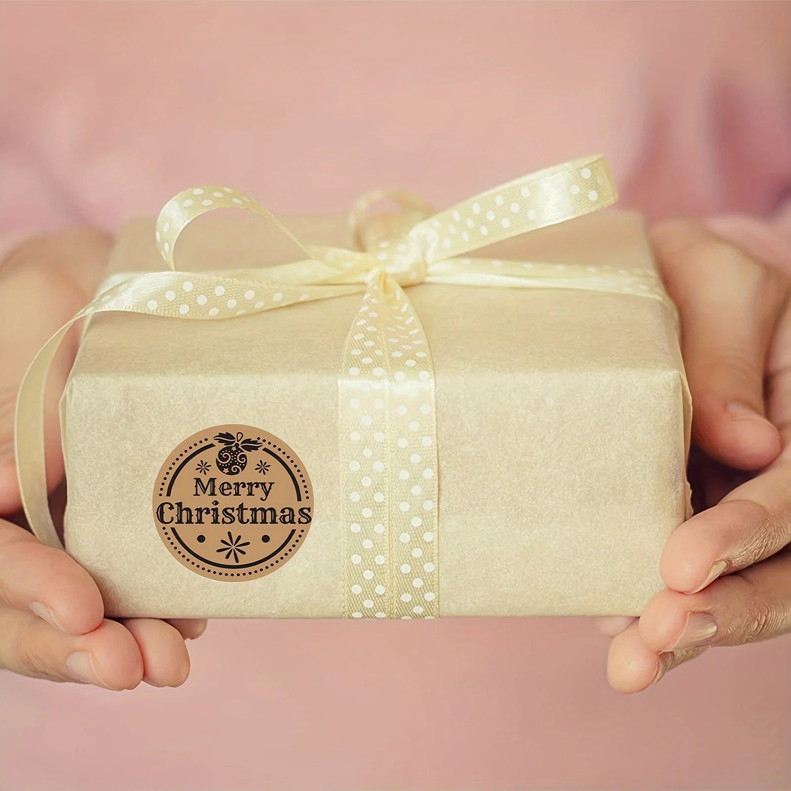 500 Stück „Merry Christmas“-Aufkleber – Festliche Geschenkaufkleber | Deko-Etiketten für Geschenke, Umschläge, Karten & Weihnachtsverpackungen Kaufschwan®