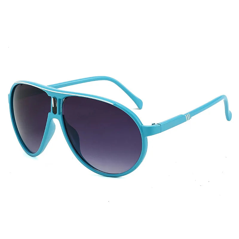 Retro Mode-Sonnenbrille – Ultraleichte UV400-Sonnenbrille zum Autofahren und für sportliche Aktivitäten im Freien, luxuriöser Stil für Herren und Damen Kaufschwan® Türkis