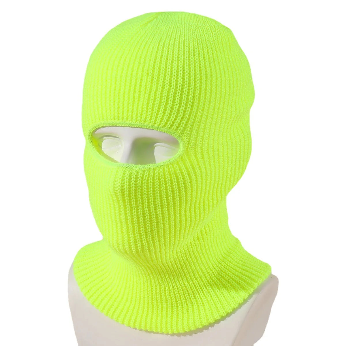 Unisex 1-Loch Skimaske Balaclava – Gestrickte Vollgesichts-Beanie Mütze | Winddichte Wintermütze für Damen & Herren beim Radfahren & Outdoor Kaufschwan®