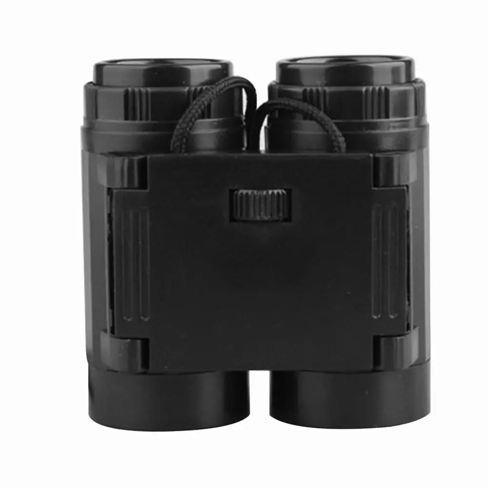 Leichtes Kompakt-Mini-Fernglas 2.5x26 – Taschenfernglas mit Rutschfestem Griff für Sightseeing, Outdoor Kaufschwan® Schwarz