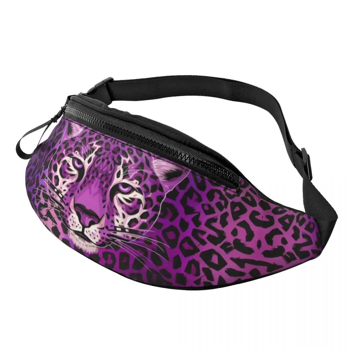 Leopardenmuster Gürteltasche – Unisex Hüfttasche | Cheetah Print Crossbody Bag für Laufen, Reisen & Handy