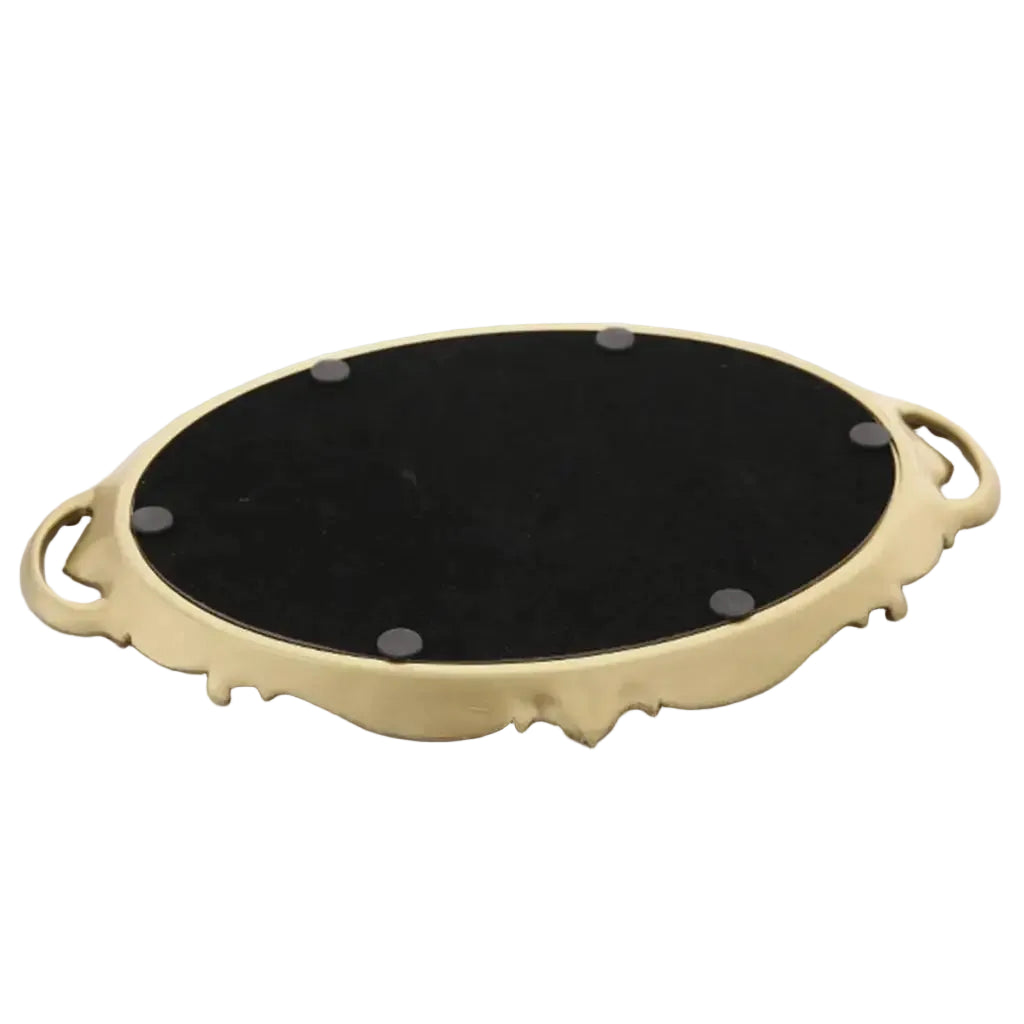 Vanity-Tablett im Europäischen Retro-Stil – Schmuck-, Kosmetik- & Parfum-Ablage mit Spiegel für Schminktisch & Wohndekoration Kaufschwan®
