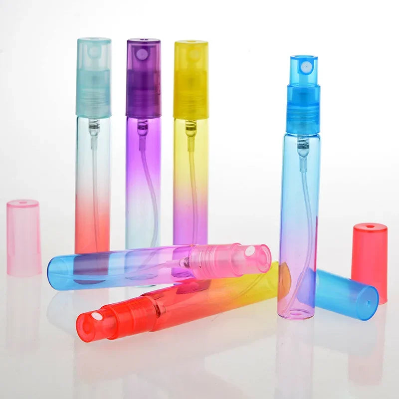 6 Stück 8ml Bunte Glas Parfümflaschen – Nachfüllbare Sprayflaschen | Leere Parfümsprüher-Reisebehälter Kaufschwan®
