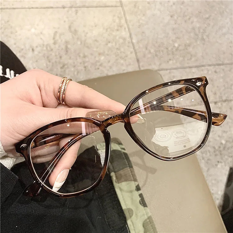 Transparente Computerbrille – Anti-Blau-Licht Polygon-Quadrat Fassung für Damen & Herren | Modische Klare Optische Brille Kaufschwan®