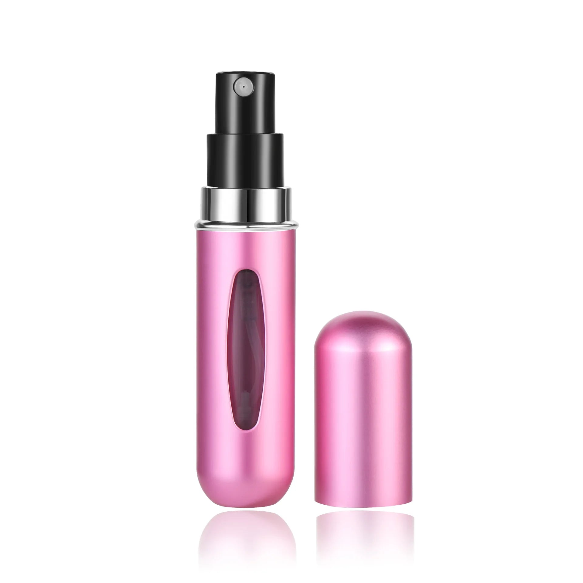5ml Tragbare Parfüm Nachfüllflasche – Mini Refill Spray Atomizer | Leerer Parfümsprüher für Reisen & Alltag Kaufschwan® Pink
