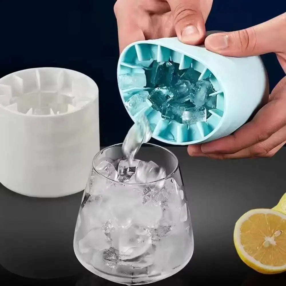 Kompakte Eiswürfelform aus Silikon – Schnelle Eiswürfel für Zuhause, Partys & kalte Getränke Kaufschwan®