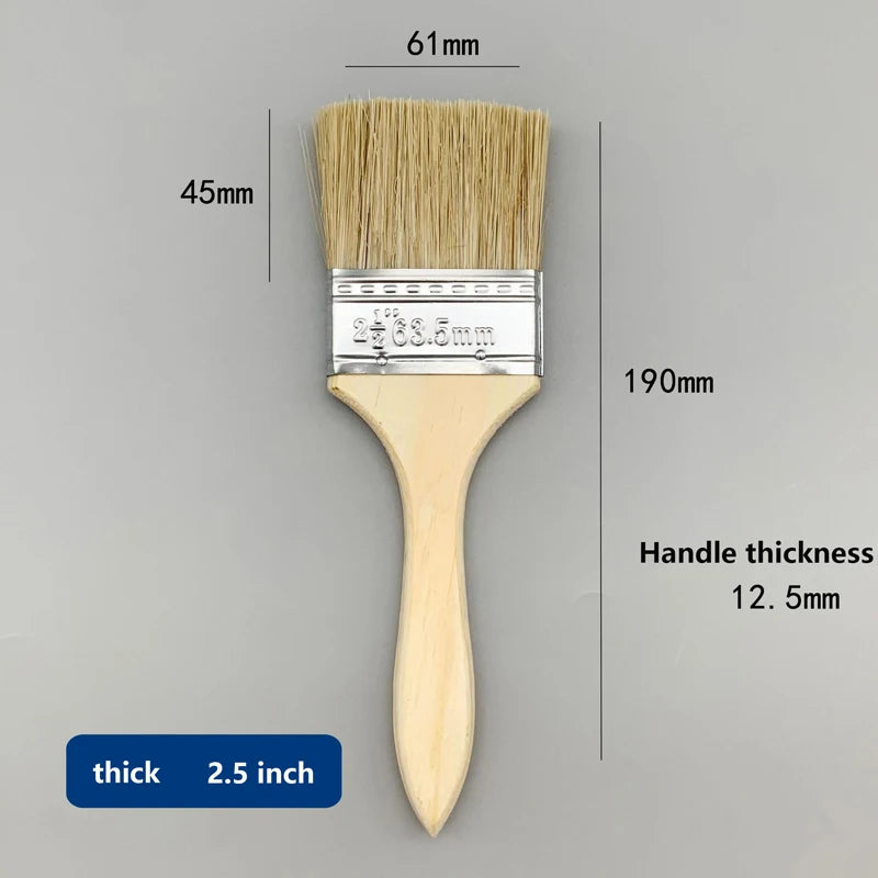 Malerpinsel mit Naturborsten – Präzisions Pinsel für Farbe, Lack & Lasur Kaufschwan® Pinsel 11 1 Stück