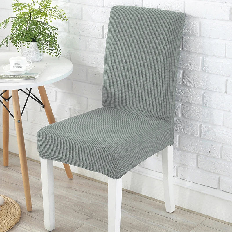 Elastischer Esszimmer Stuhlbezug – Dehnbarer Dicker Jacquard Küchenstuhl Überzug für Esszimmer, Hotel, Hochzeit & Bankett Kaufschwan®