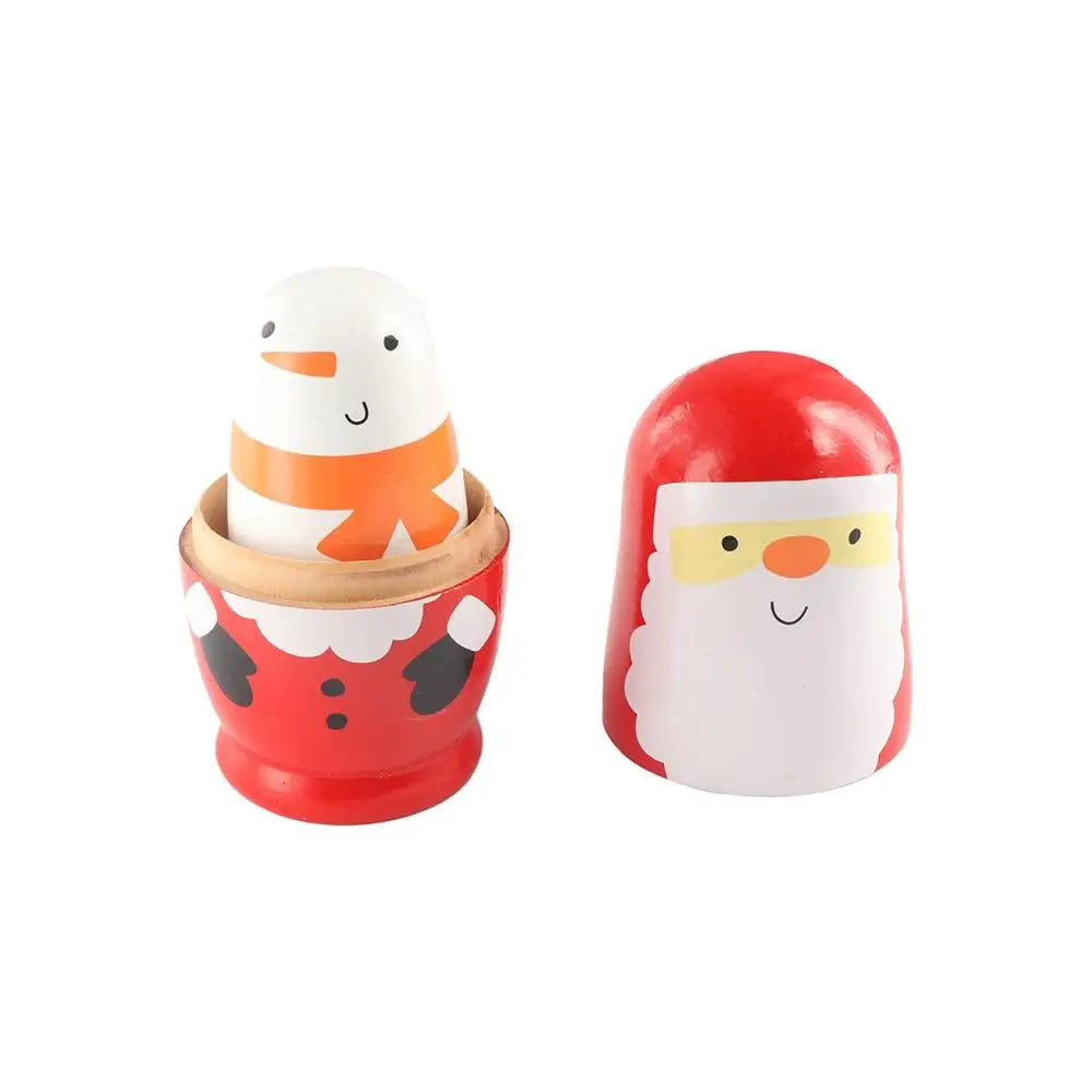 Holz-Matrjoschka – Russische Nestpuppen Set | Dekoration & Spielzeug Geschenk für Kinder Kaufschwan®
