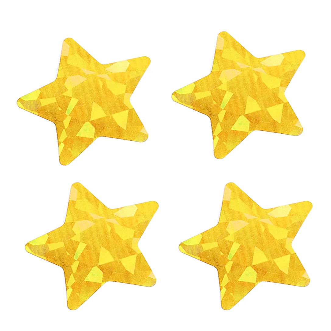 50–500 Stück Silberne Folien-Sternaufkleber – Holografische Belohnungs-Sticker für Kinder, Lehrer & Bastelarbeiten | Glänzende Sterne für Dekoration & Unterricht Kaufschwan®