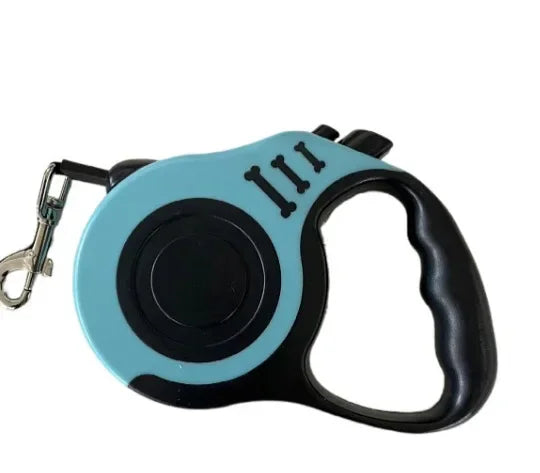 3M 5M Ausziehbare Hundeleine Automatische Flexible Nylon Rollleine für Kleine Mittelgroße Hunde Kaufschwan® Himmelblau 3M