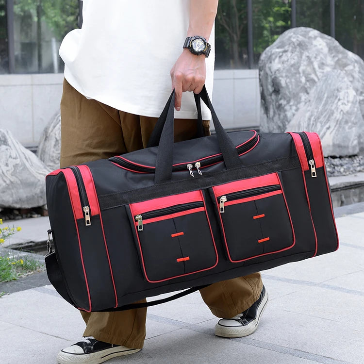 Große Gepäcktasche – Reisetasche mit Mehreren Fächern & Sporttasche mit Reißverschluss Kaufschwan®