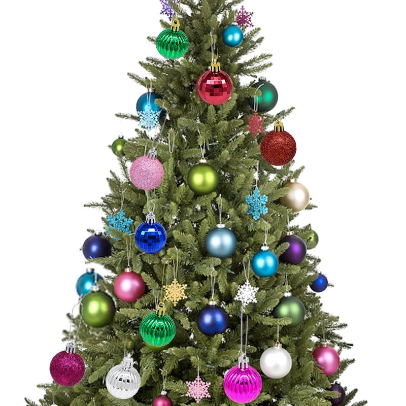 36 Stück Weihnachtskugeln Set – Rot & Gold | Christbaumkugeln Deko für Zuhause, Weihnachten & Neujahr 2026 Kaufschwan®