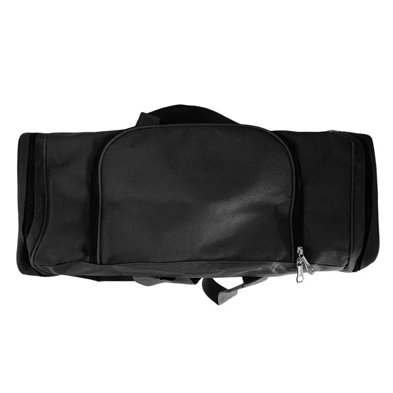 Große Aufbewahrungstasche – Wasserdichte Outdoor Reisetasche | Tragbare Weiche Damen Duffle Bag in Schwarz & Grün Kaufschwan®