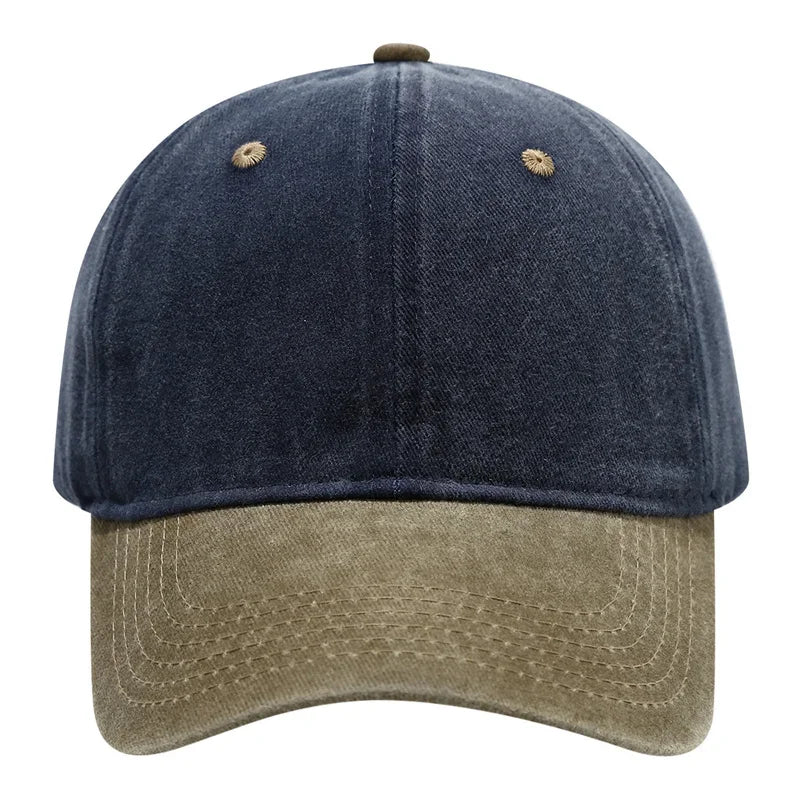 Vintage Washed Baseballkappe | Herren & Damen Farblich Abgestimmte Baseballcap | Lässige Snapback Hip Hop Baseballcap für Frühling & Sommer Kaufschwan®