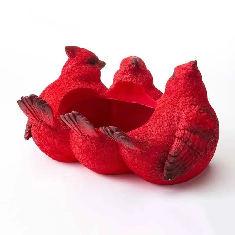 Roter Vögel Blumentopf – Kreativer Tier Sukkulenten Pflanztopf | Vogel Deko Ornament für Zuhause Kaufschwan®