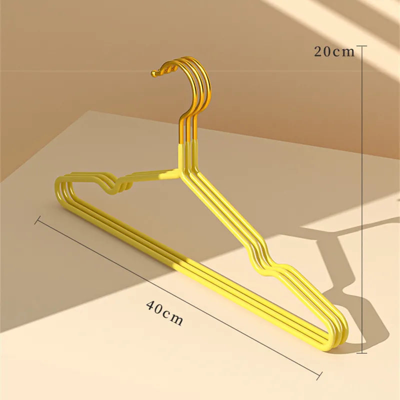 Robuste Edelstahl Kleiderbügel – Verchromte Metallbügel für Hemden und Mäntel Kaufschwan®