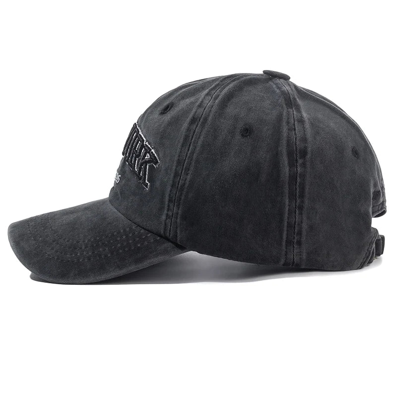 New York Washed Cotton Cap | Herren & Damen Snapback Baseballkappe | Sonnenschutz Baseballcap | Outdoor Baseballcap Kaufschwan®