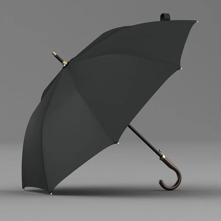 Winddichter Langgriff-Golfschirm – Luxus Business-Regenschirm für Herren & Damen, 8 Streben, 120cm Großschirm von Kaufschwan®