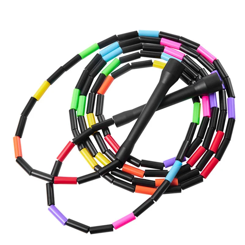 290CM Nylon Springseil – Verschleißfestes Verstellbares Profi Seilspringen | Tragbares Cardio Fitnessgerät für Kinder & Erwachsene Kaufschwan® Design 9