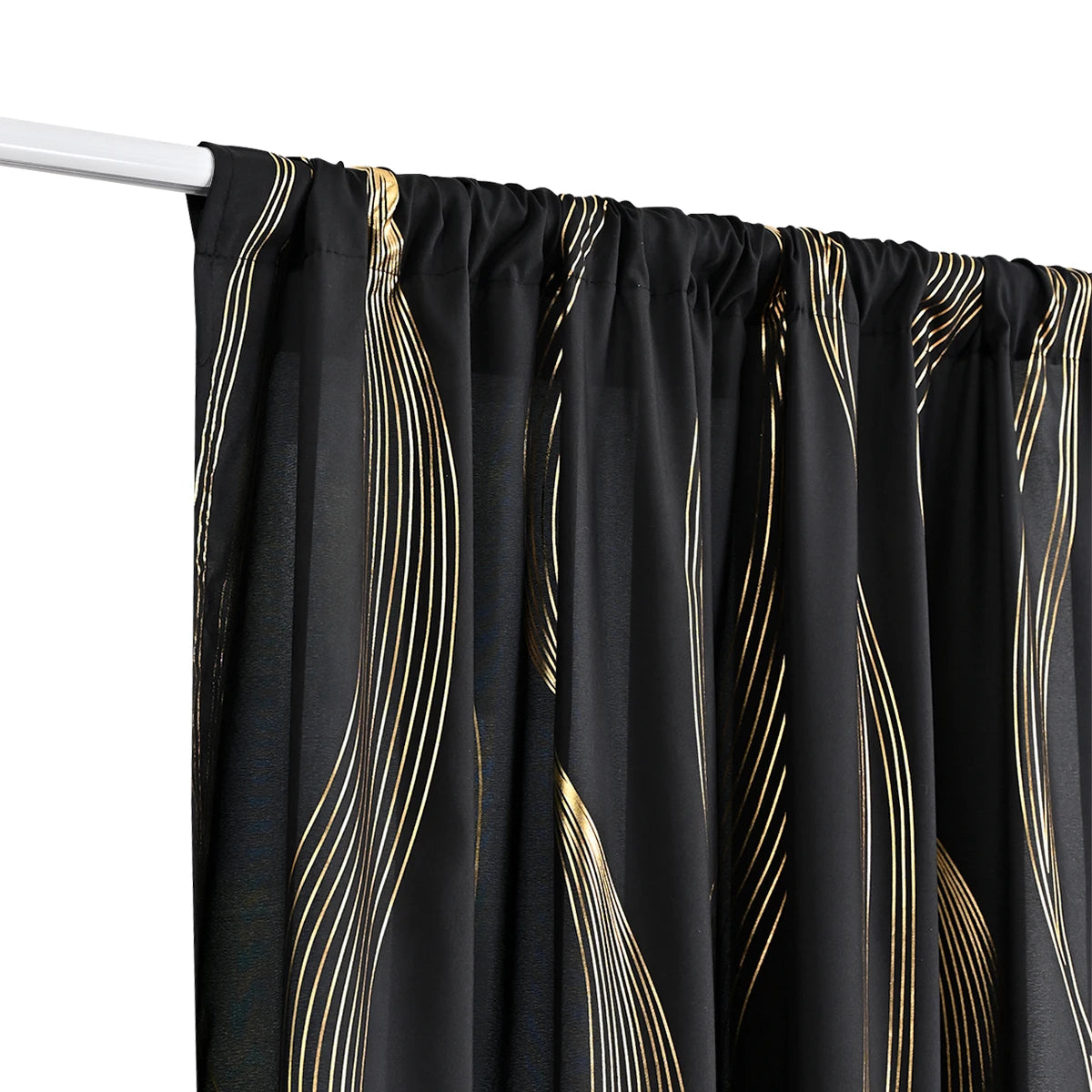 Luxus Marmor Goldfolie Print Vorhang Präzises Design für Wohnzimmer Dekoration Kaufschwan®