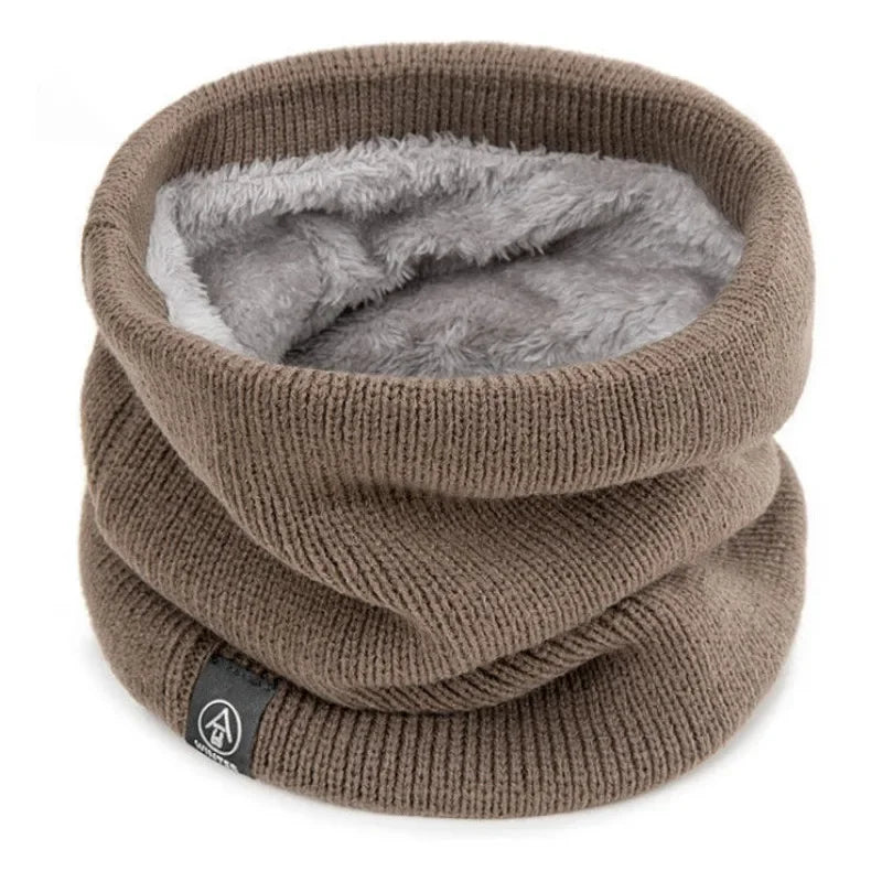 Gestrickter Nackenwärmer Sport Schal – Weicher Winter Gesichts- & Halswärmer für Damen & Herren | Dickes Kälteschutz-Kragenband für Skaten, Laufen & Wandern Kaufschwan®