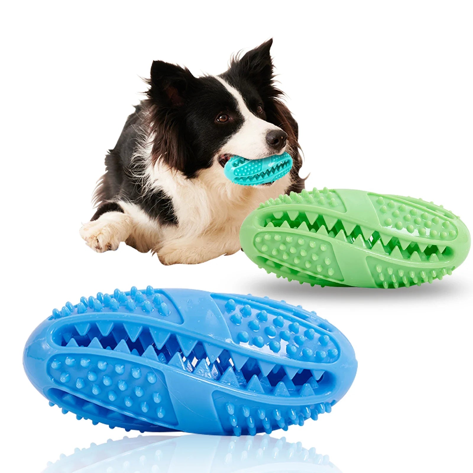 Gummi Hundespielball – Interaktiver Futterspender Kauspielzeug Kaufschwan®