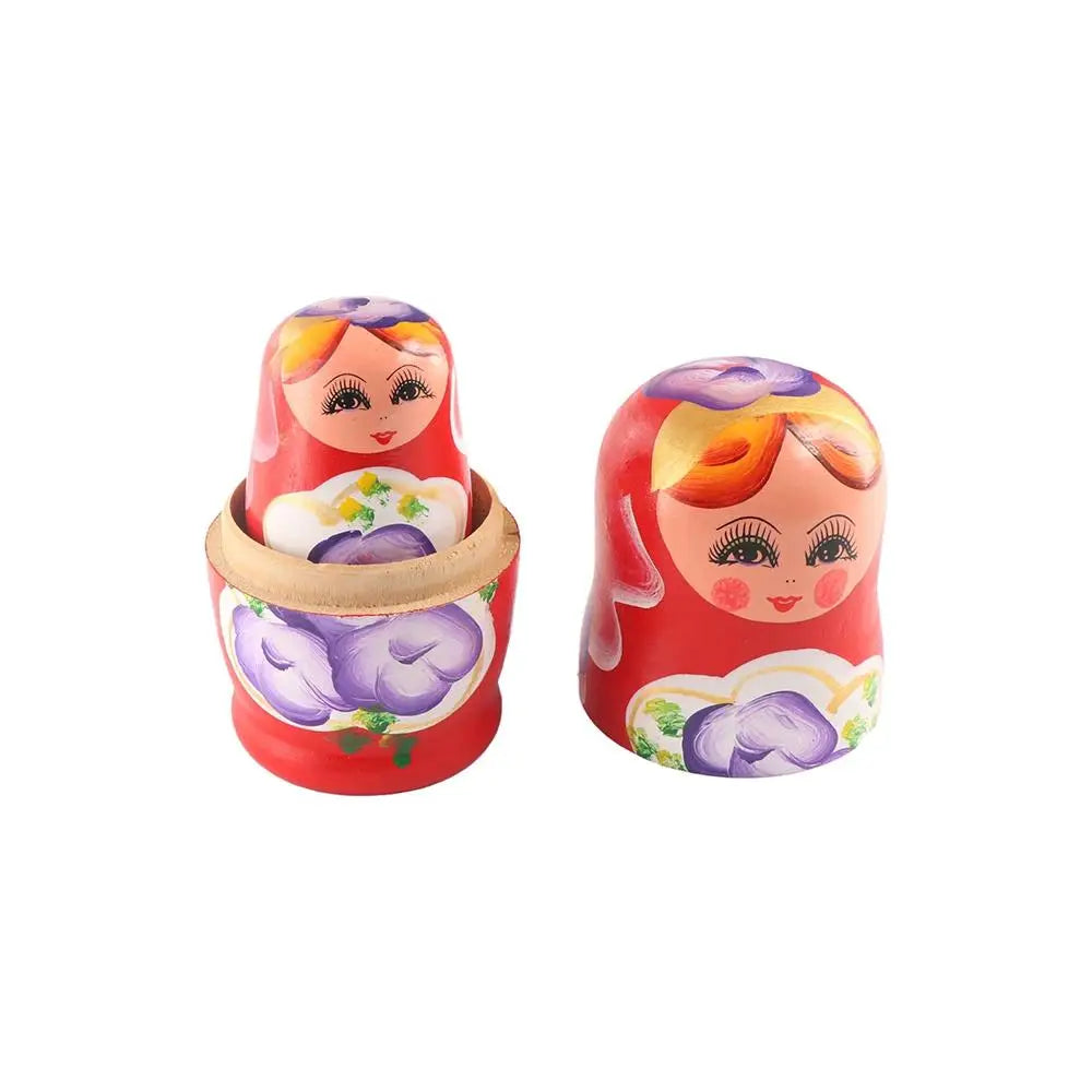 Holz-Matrjoschka – Russische Nestpuppen Set | Dekoration & Spielzeug Geschenk für Kinder Kaufschwan®