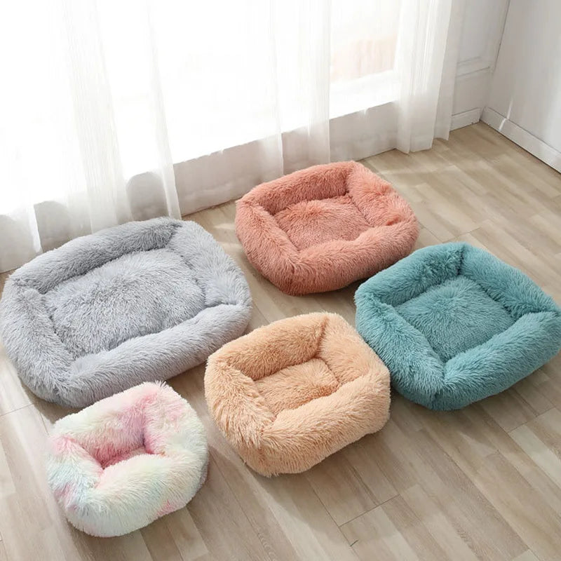 Plüsch Haustierbett Sofa – Flauschiges Kissenkorb Bett für Hunde & Katzen Kaufschwan®
