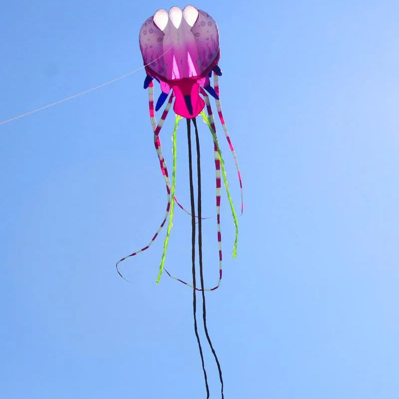 10M Riesiger Quallendrachen – Großer Aufblasbarer Weichdrachen aus Reißhemmendem Nylon für Strand und Freizeit Kaufschwan®