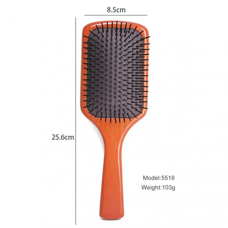 Professioneller Antistatischer Massagekamm – Effiziente Haarentfernung & Sanfte Kopfhautbürste | Perückenfreundliches Styling-Tool Kaufschwan® L