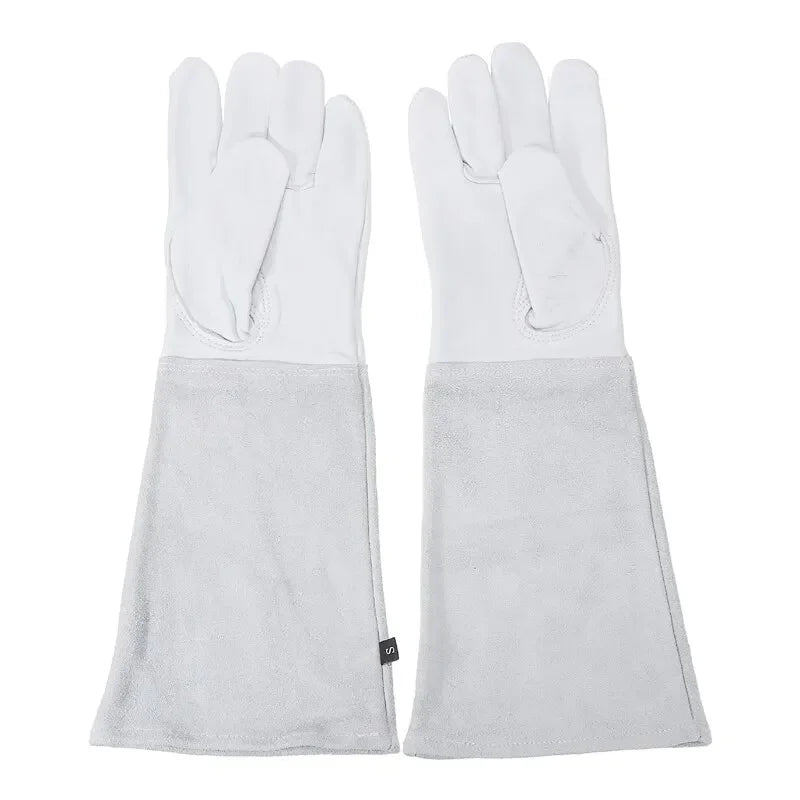 Robuste Dornenfeste Gartenhandschuhe mit Langem Schutz Ärmel für Rosenschnitt Arbeit Kaufschwan®