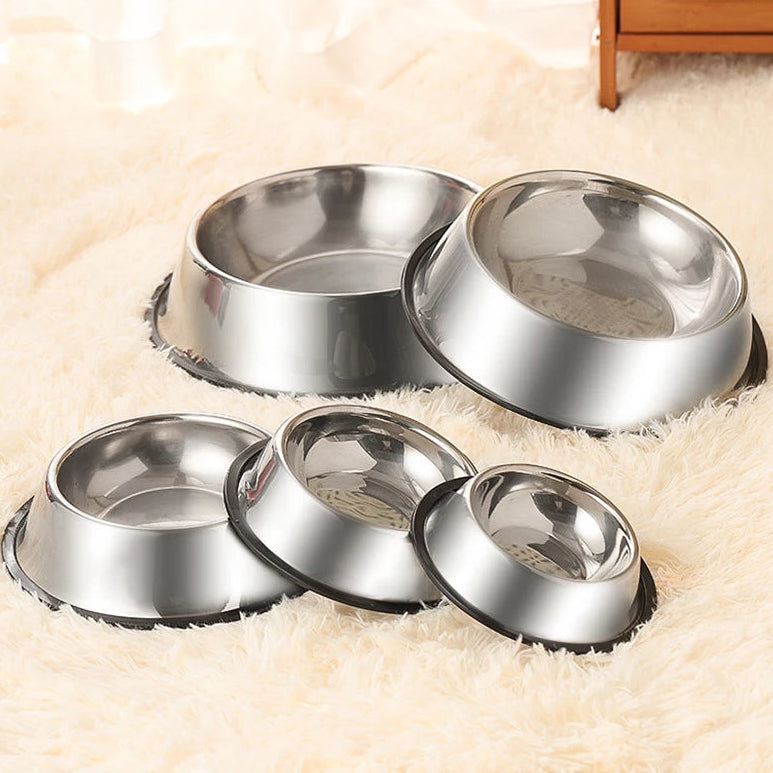 Robuster Edelstahl Futternapf – Hygienische Futter- & Wasserschüssel für Haustiere Kaufschwan®