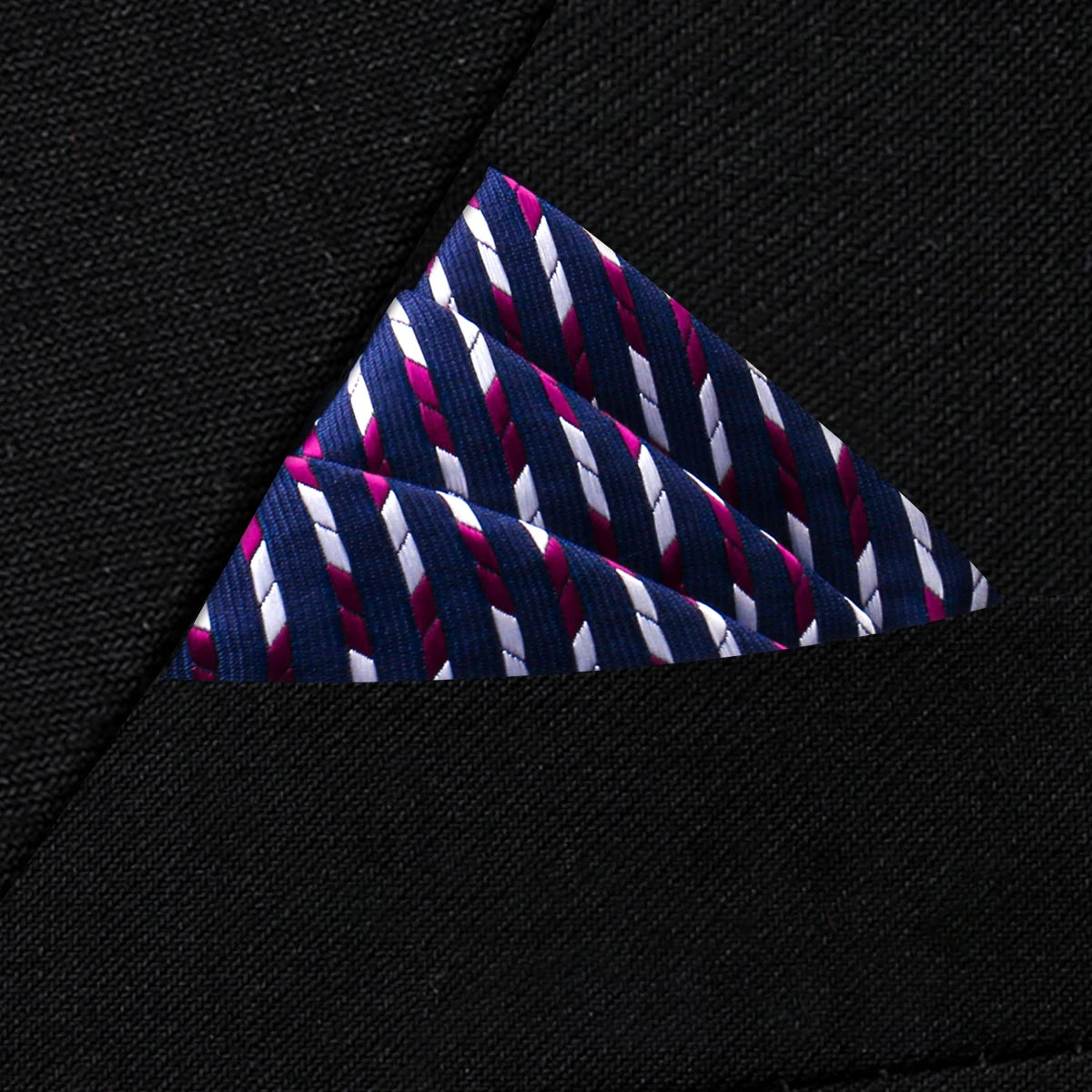 Herren Einstecktuch in Premiumqualität – Neues Design, Einfarbig oder Paisley, Schwarzes Anzug Accessoire in Vielen Farben Kaufschwan®