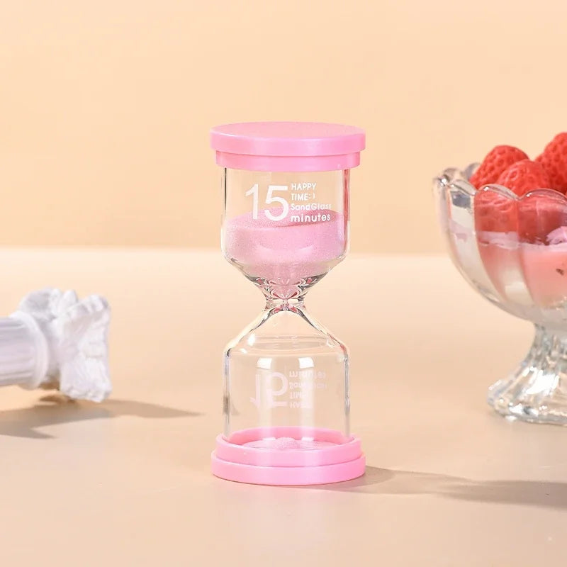 Bunte Sanduhr Timer – Kinder Lernspielzeug & Dekorative Sanduhr für Zuhause Kaufschwan® 15 Minuten