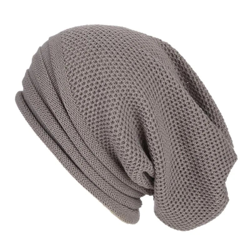 Winter Slouchy Beanie Mütze – Oversize Woll-Strickmütze für Damen & Herren | Warme Baggy Mütze für Ski & Alltag Kaufschwan®