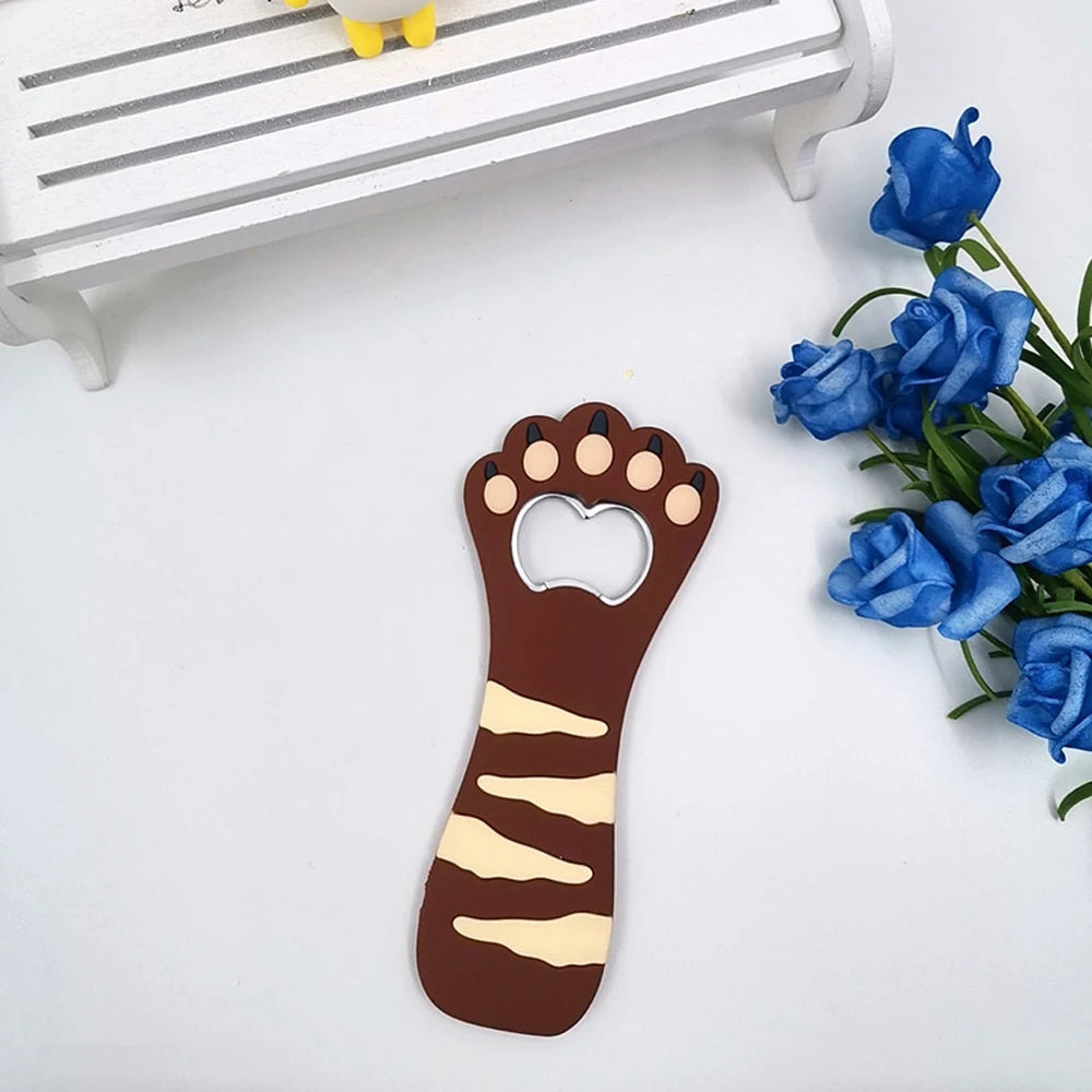 Katzenpfote Flaschenöffner – Cartoon Magnet Kühlschrank Bieröffner Kaufschwan® Design 10
