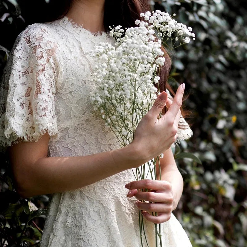 Künstliche Gypsophila Plastikblumen – Kunst-Brautatem Strauß für Hochzeit, Zuhause, Garten, Party & DIY Dekorat Kaufschwan®