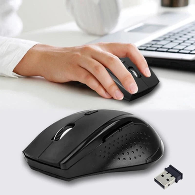 2.4GHz Kabellose Gaming Maus – Ergonomische Computer PC Maus mit USB Empfänger | Laptop Zubehör Kaufschwan®