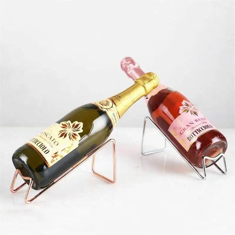 Einfacher Weinflaschenhalter – Edelstahl Flaschenständer | Moderner Halter für Wein & Bier | Stilvolles Bar-Accessoire für Zuhause Kaufschwan®