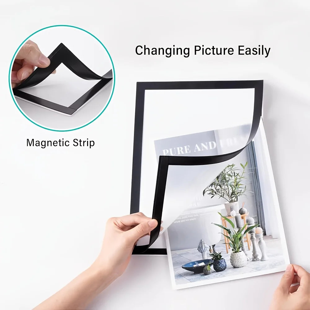 Magnetischer Bilderrahmen – Moderne Selbstklebende Wandhalterung für Fotos und Dokumente Kaufschwan®