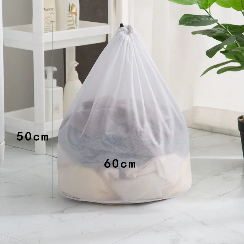 Wäschenetz für Waschmaschine – Waschbarer Netzbeutel für Schmutzwäsche | Wiederverwendbarer Beutel zum Schutz der Kleidung Kaufschwan® 50x60cm
