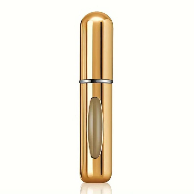 5ml Parfüm Zerstäuber – Tragbare Nachfüllbare Sprayflaschen | Mini Aluminium Reise-Kosmetikbehälter Kaufschwan® Gold