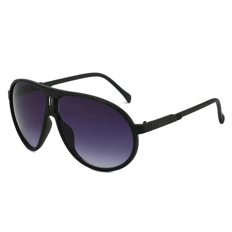 Retro Mode-Sonnenbrille – Ultraleichte UV400-Sonnenbrille zum Autofahren und für sportliche Aktivitäten im Freien, luxuriöser Stil für Herren und Damen Kaufschwan® Schwarz